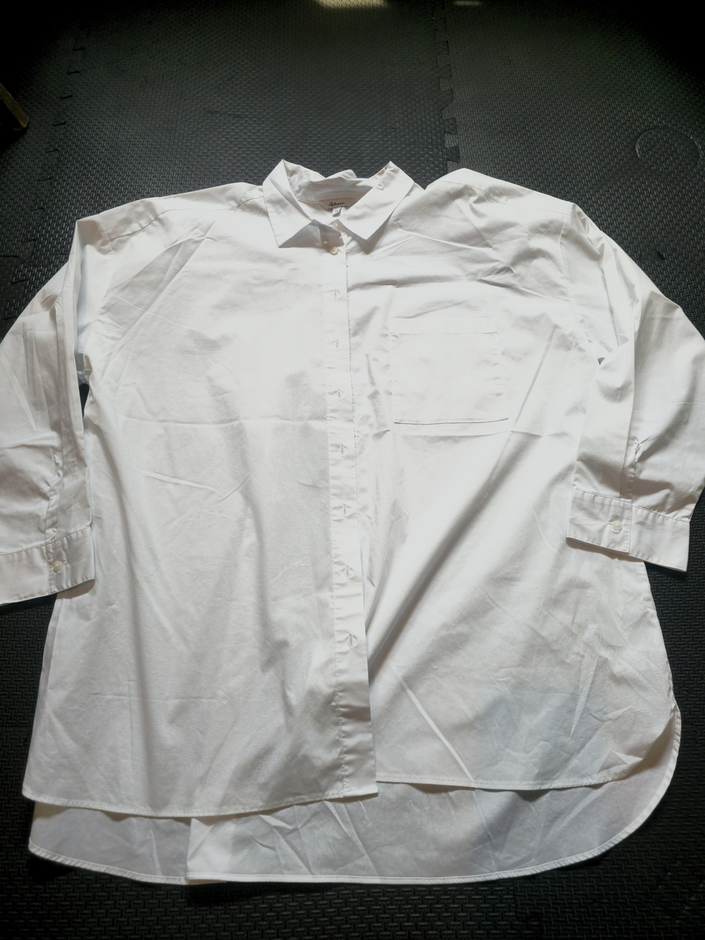 Reitmans White Oversized Women's Button-Down Shirt
